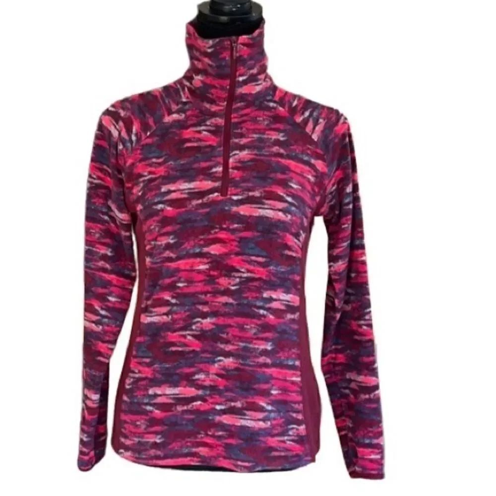 Columbia 1/4 zip patterned fleece, size XS